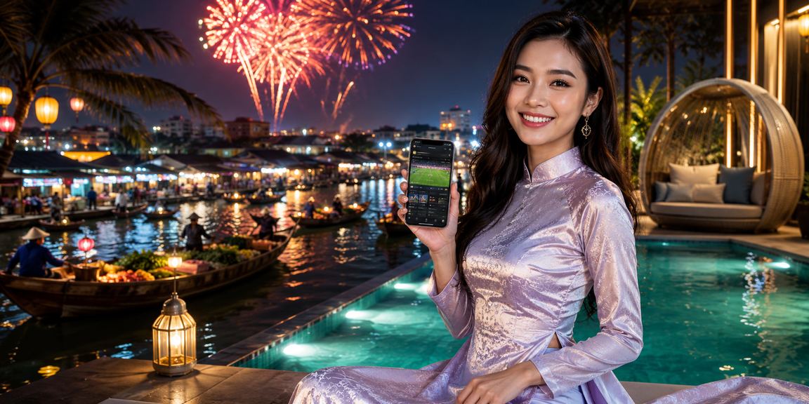 Người chơi VIP dùng app casino tại Cần Thơ với trang phục áo dài truyền thống
