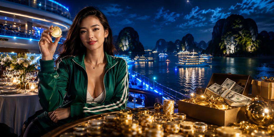 Người chơi trải nghiệm cá cược trực tuyến với khung cảnh vịnh Hạ Long tuyệt đẹp